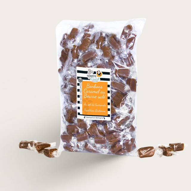 Caramels beurre salé et sel de Guérande