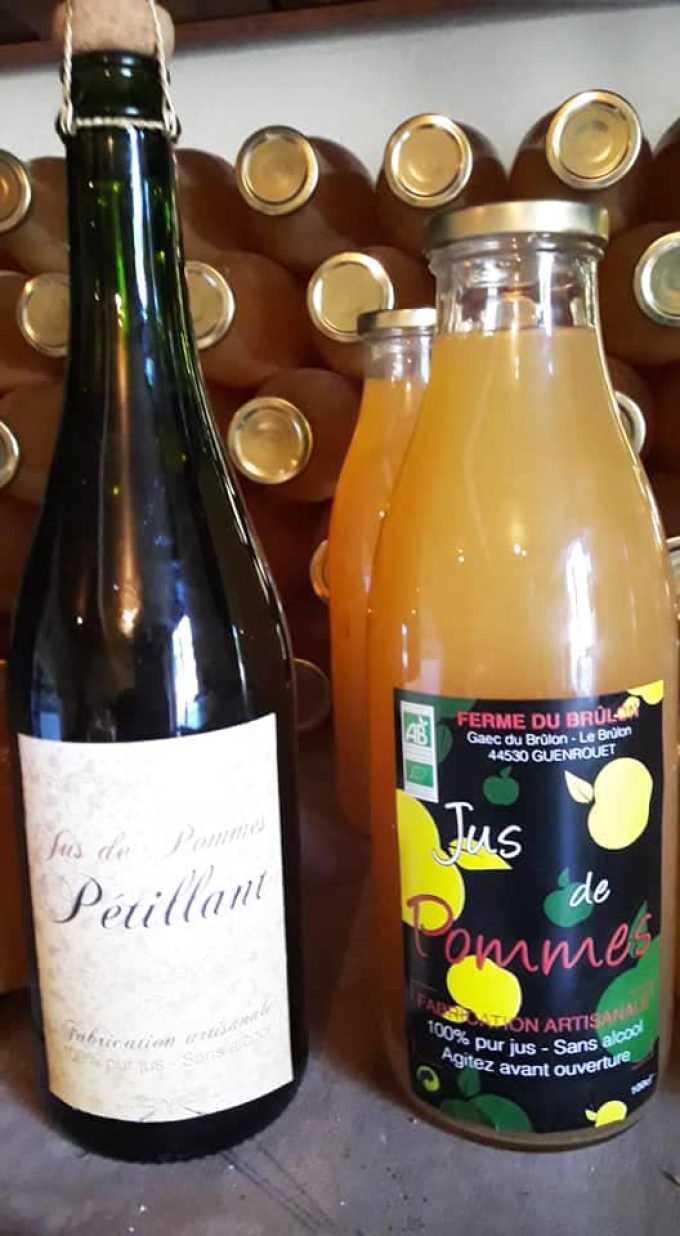 Ferme du Brulon - jus de pommes et pétillants