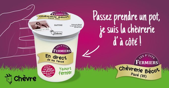 Produit à base de lait de chèvre