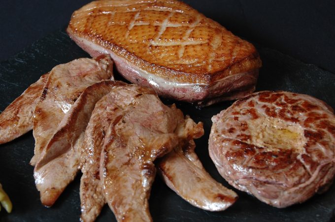 La Ferme du Luguen - Magret Aiguillette Tournedos au foie gras