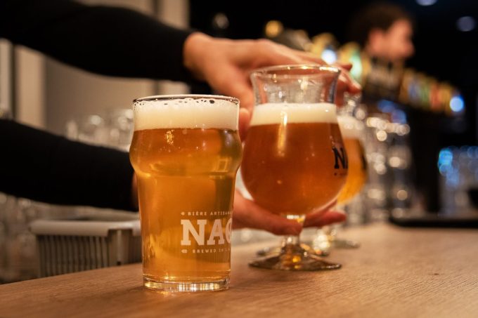 Brasserie NAO - bières en verre