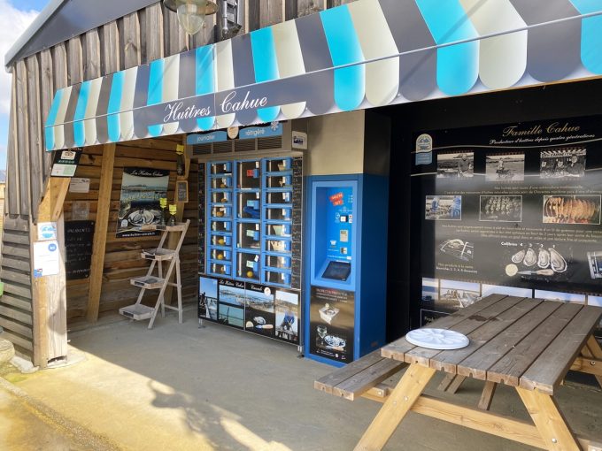 Huîtres Cahue - boutique et dégustation sur place