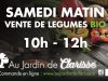Au Jardin de Clarisse - marché sur place