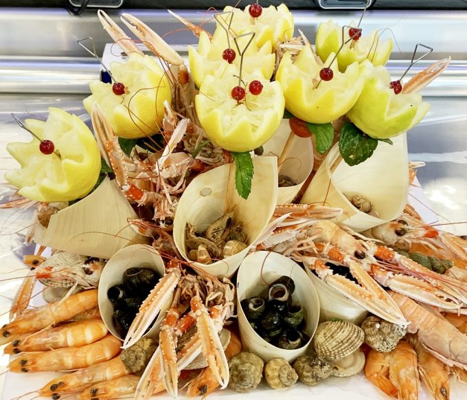 La Marée - plateau de langoustines