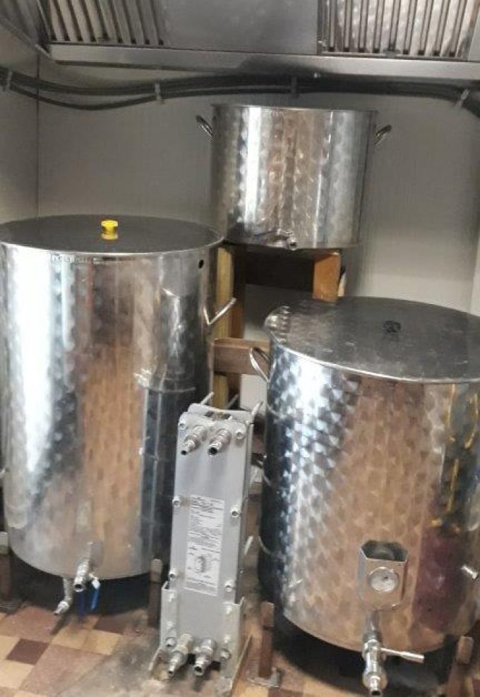 Brasserie Yermat Bier - cuves