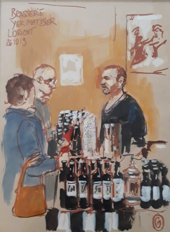 Brasserie Yermat Bier - illustration boutique
