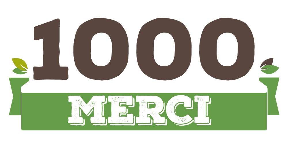 Nous sommes 1000 !
