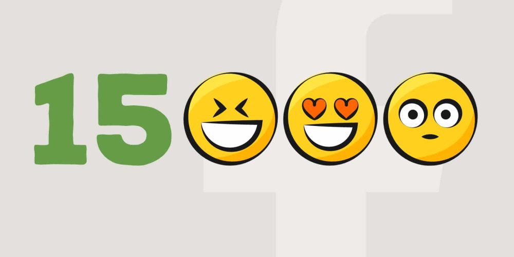 On est 15 000 sur Facebook !