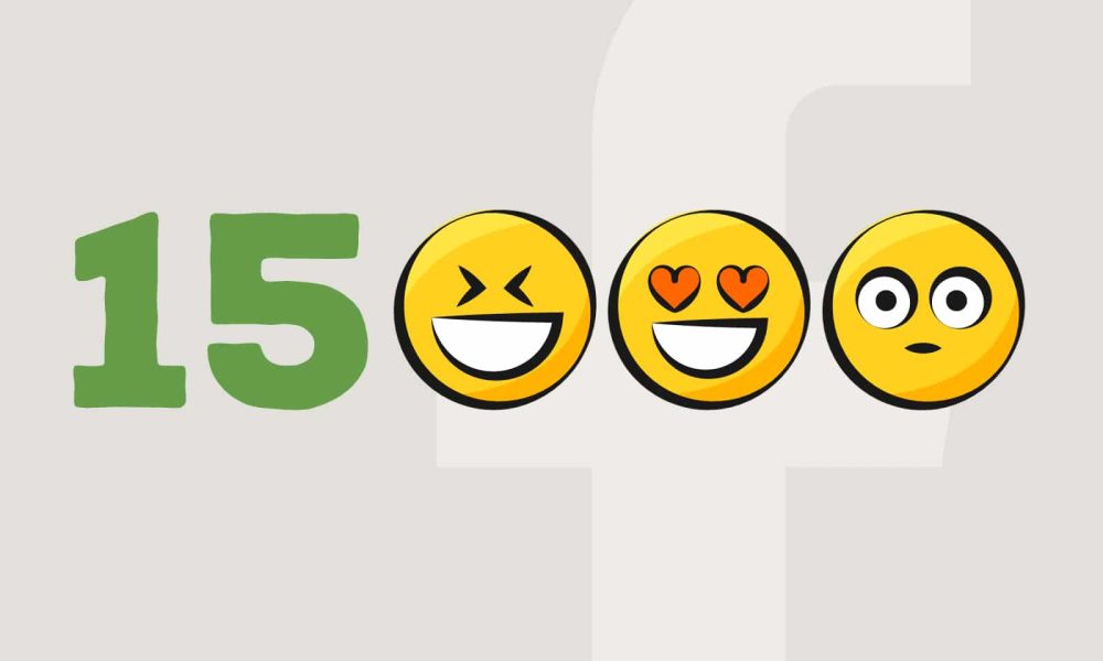 On est 15 000 sur Facebook !