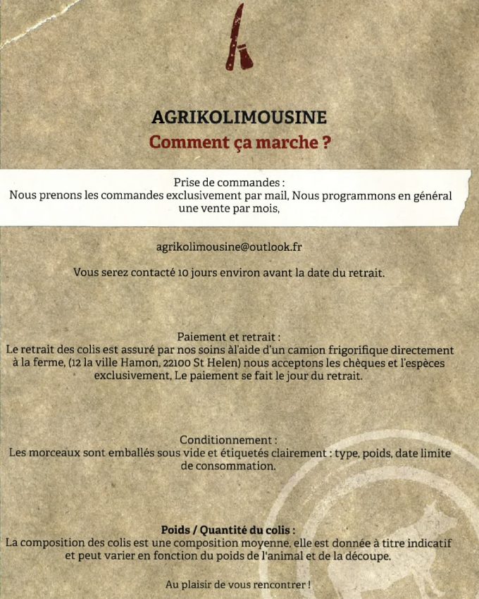 Comment commander ?