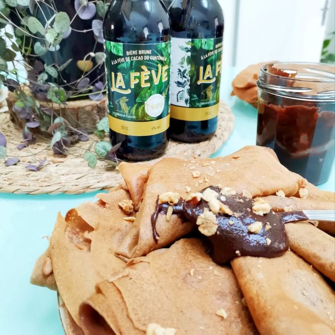 Brasserie Diaoul - crêpe au chocolat et Fève