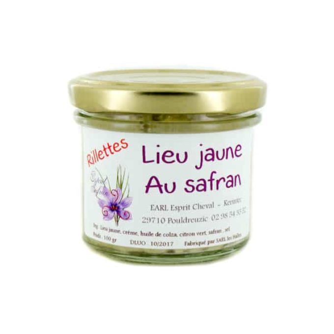 Lieu jaune au safran