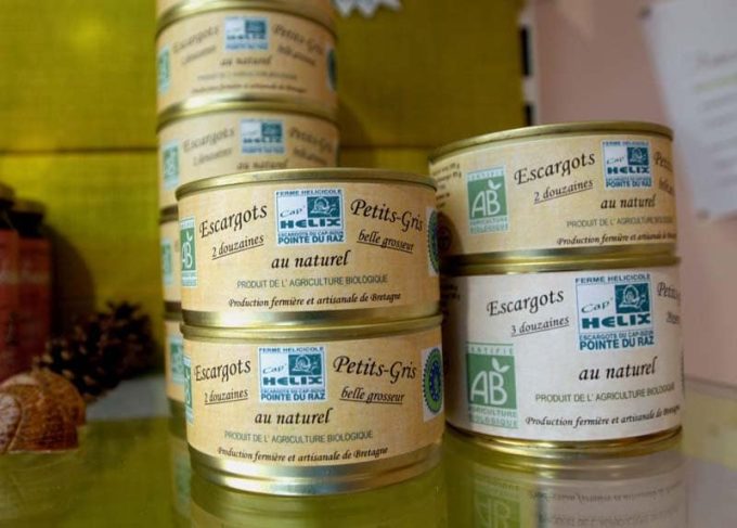 Conserves d'escargots