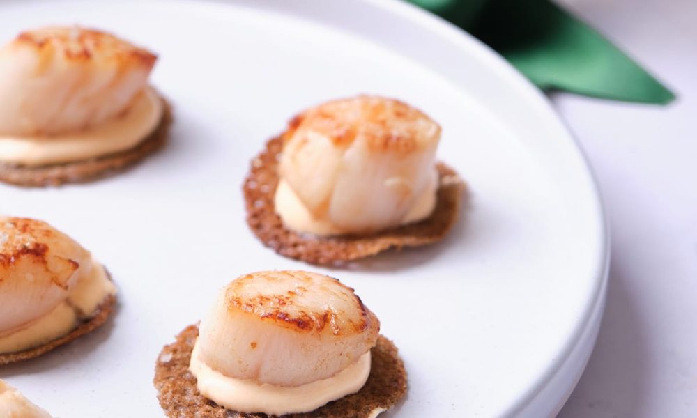 Recette de Noix de St Jacques et sauce au chorizo – Apéritif / Entrée
