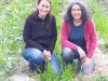 Ferme de l'Allée Couverte - Elen et Marie en plein champ