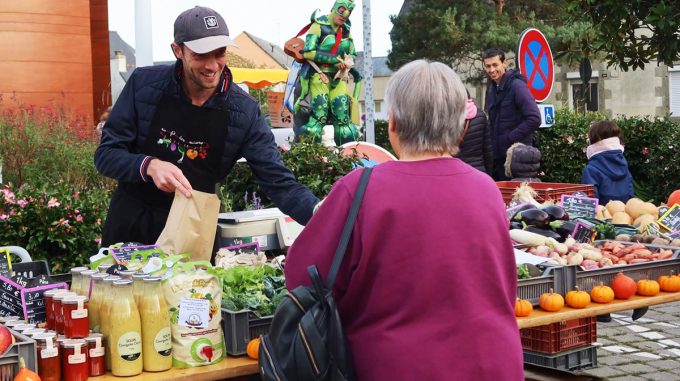 Au fil des saisons - étal marché