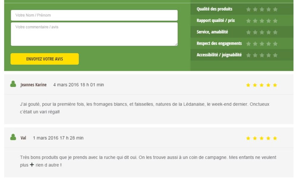Donnez votre avis !