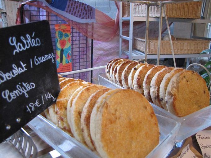 Sablés chocolat / orange confite