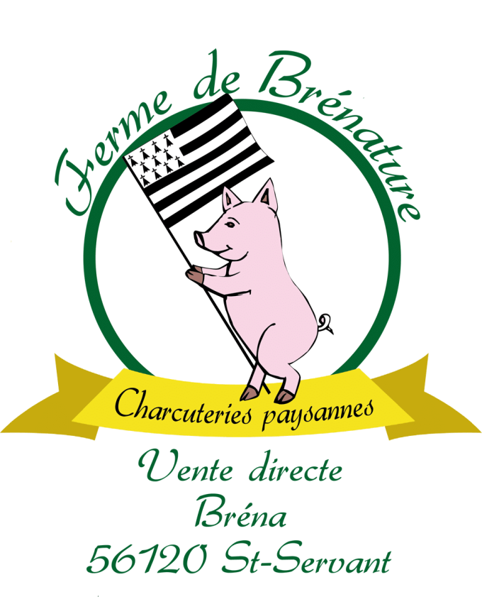 Logo de la ferme de Brénature