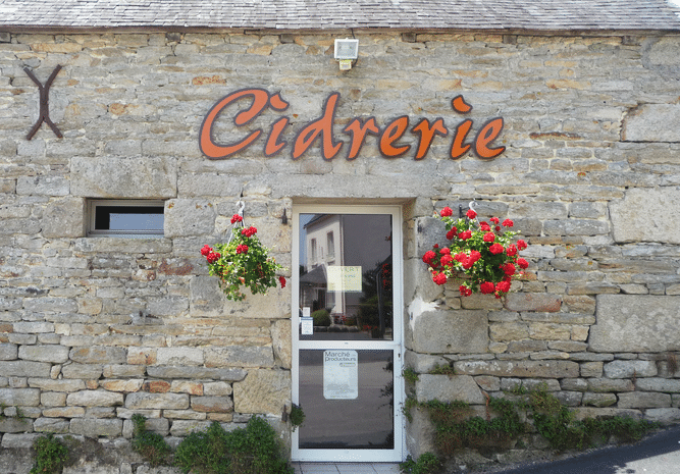 Devanture de la cidrerie 
