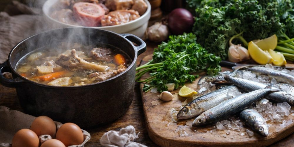 Bouillon d’os, poisson, abats : quels aliments bretons riches en collagène ?