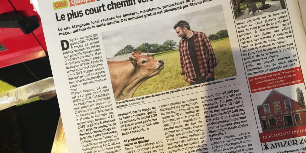 Actu.fr / Côté Quimper parle de nous !