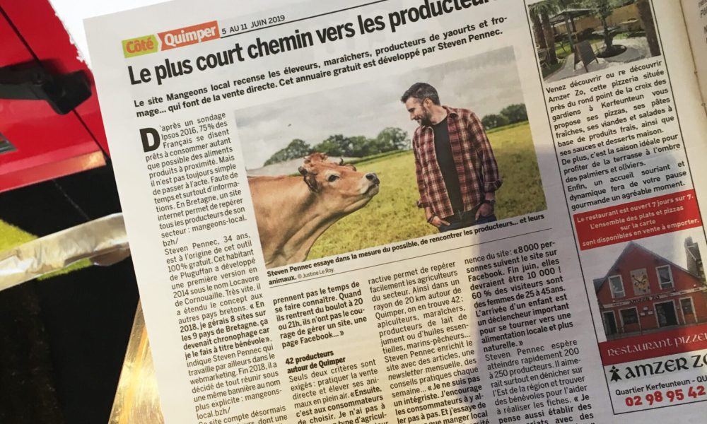 Actu.fr / Côté Quimper parle de nous !