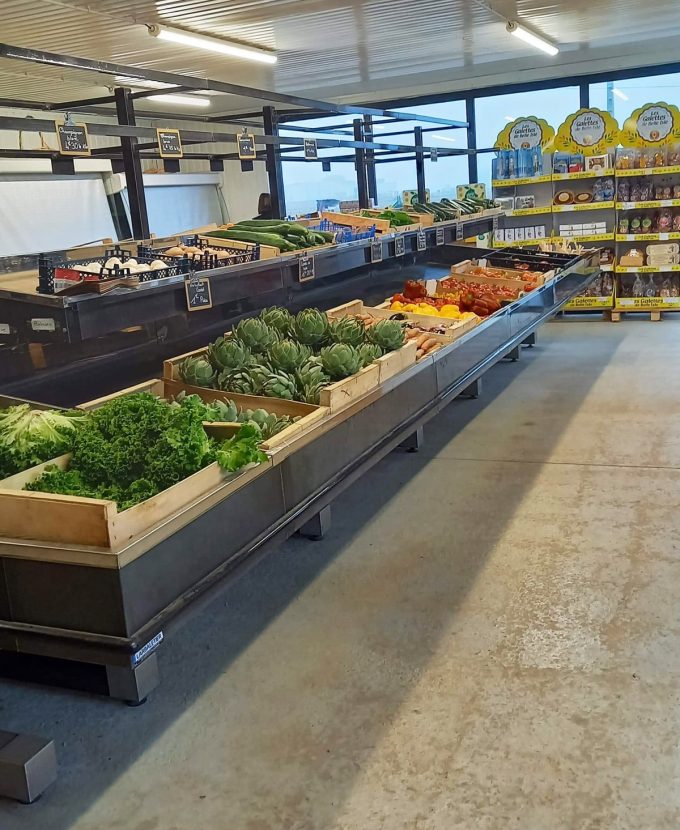 Ferme de Kerdalar - étal magasin