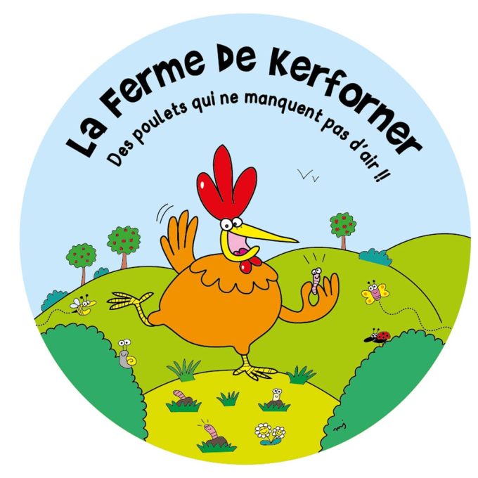 La Ferme de Kerforner - des poulets qui ne manquent pas d'air