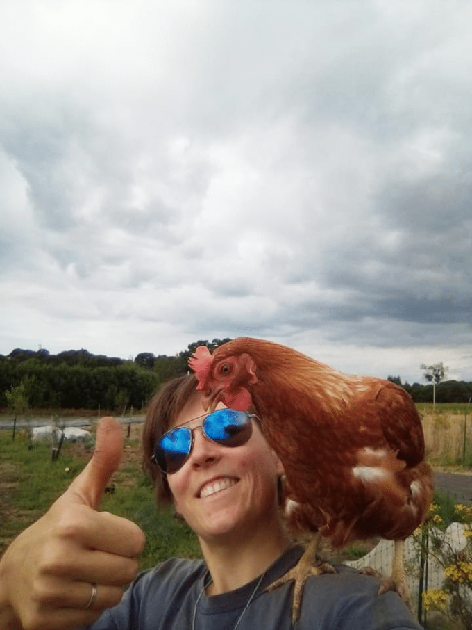 La belle poulette et Kristel