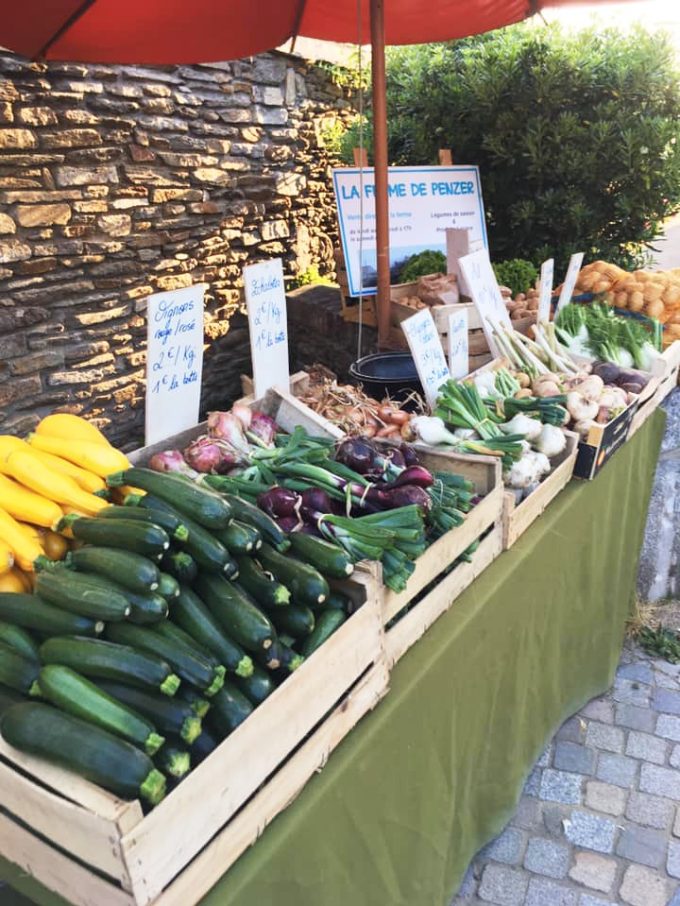 Étal de légumes