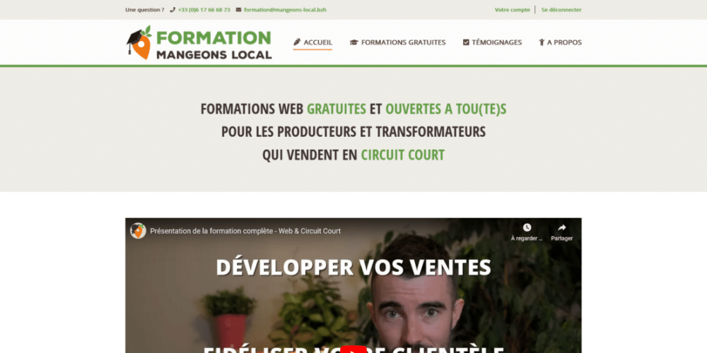 Les Formations Producteurs sont maintenant Gratuites !