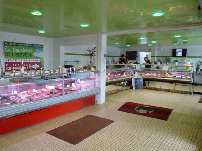 Circuit court du producteur à la boucherie