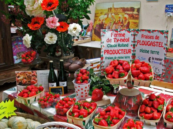 Vente de fruits rouges 