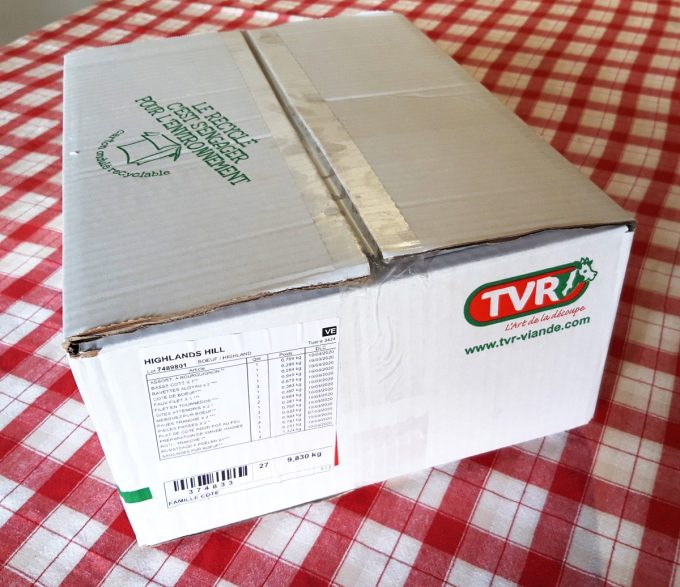 Colis de viande