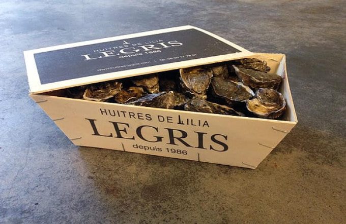 Bourriche d'huîtres