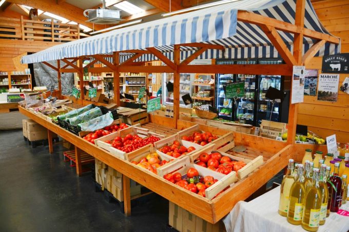 Le Jardin Potager de Loctudy - étal produits frais