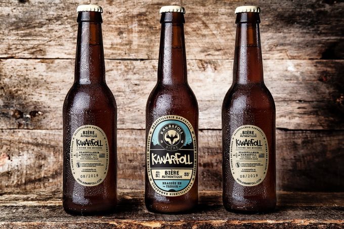 3 variétés de bières proposées, blonde, rousse et american IPA