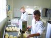 Production de beurre de baratte