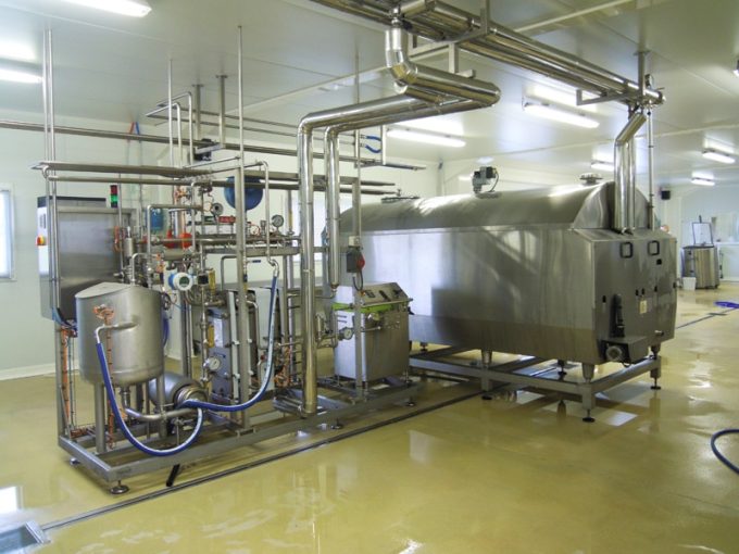 Cuves pour le lait