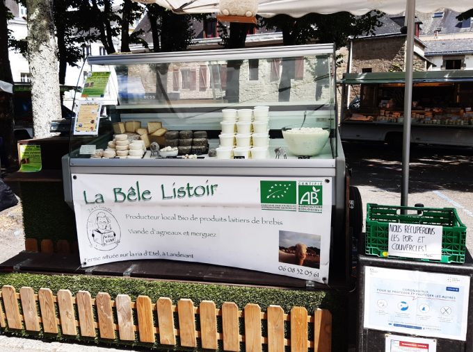 La Bêle Listoir - notre étal sur les marchés