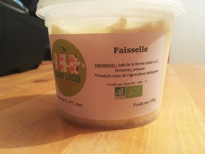 Faisselle au lait entier