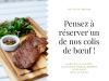 Colis de viande sur réservation