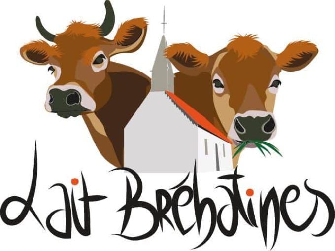 Lait Bréhatines - Logo