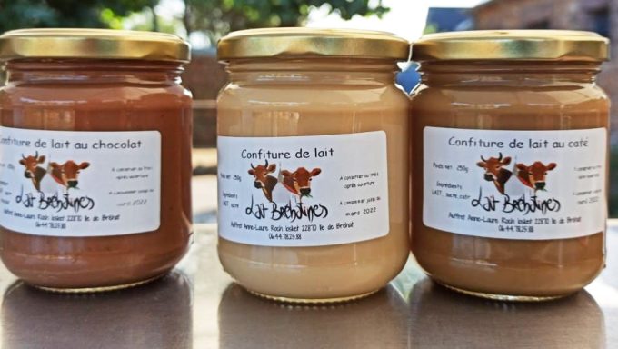 Lait Bréhatines - confiture de lait