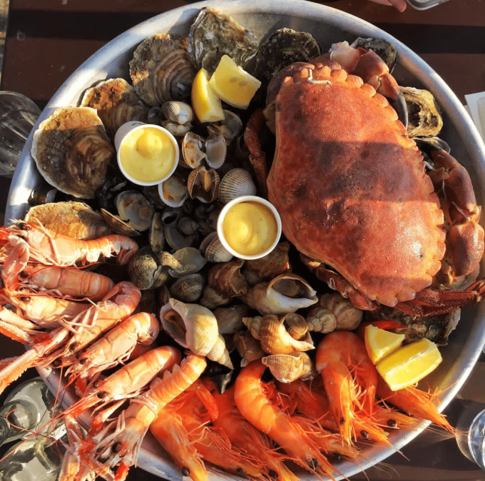 Plateau de fruit de mer sur commande