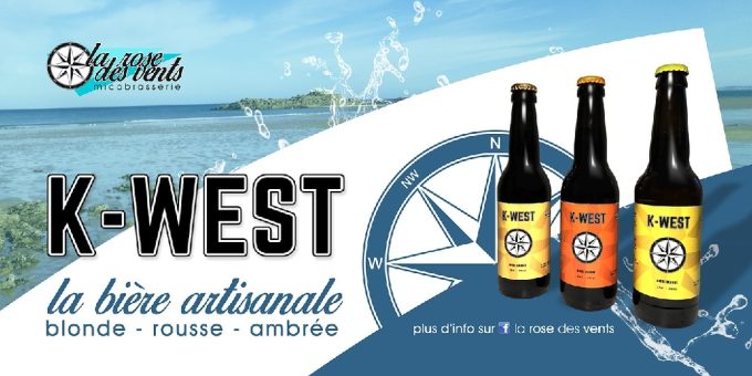 Micro Brasserie la Rose des Vents - trois bières artisanales bio K West