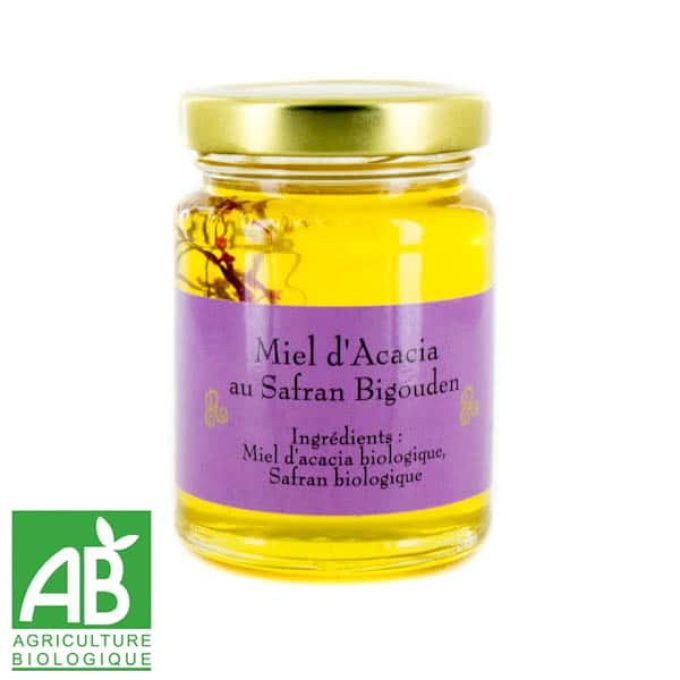 Miel d'acacia au safran