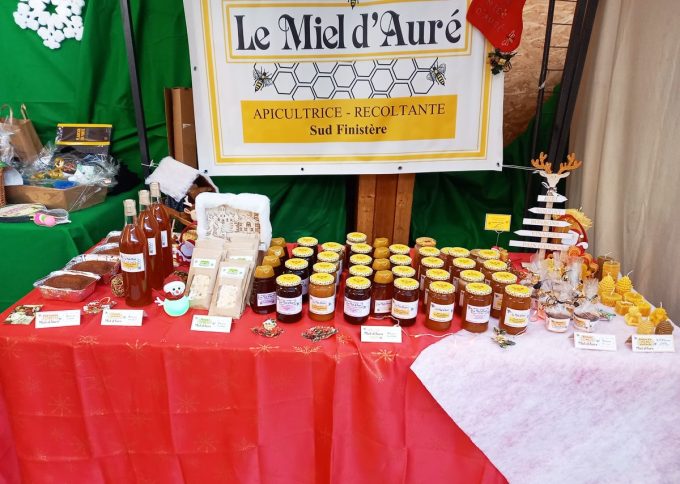Le Miel d'Auré - étal de vente