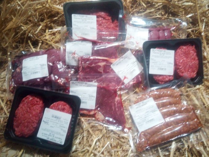 Colis de viande